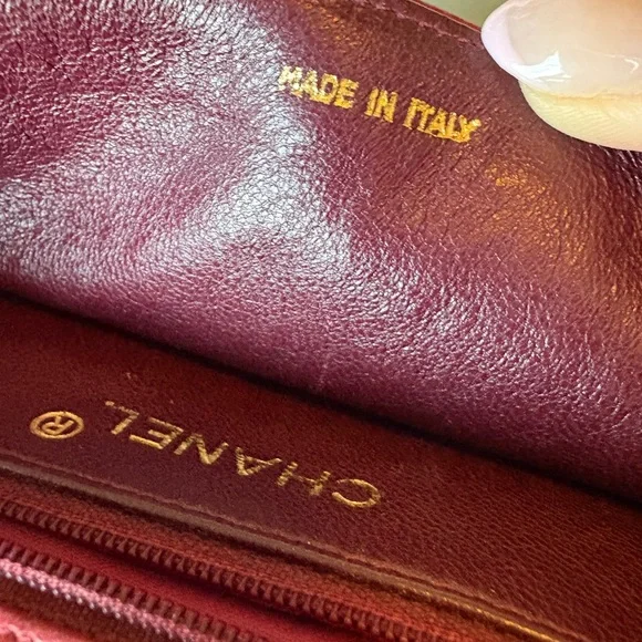 Chanel Red Leather Shoulder Bag - Picture 13 of 15